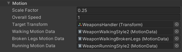 Motion Animation Base Properties